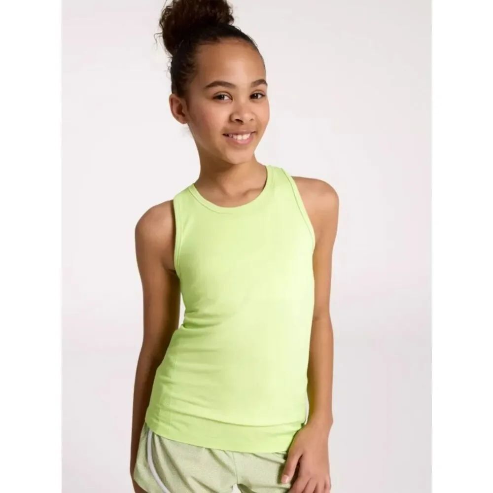 DSG Neon Lime Girls Seamless Tank